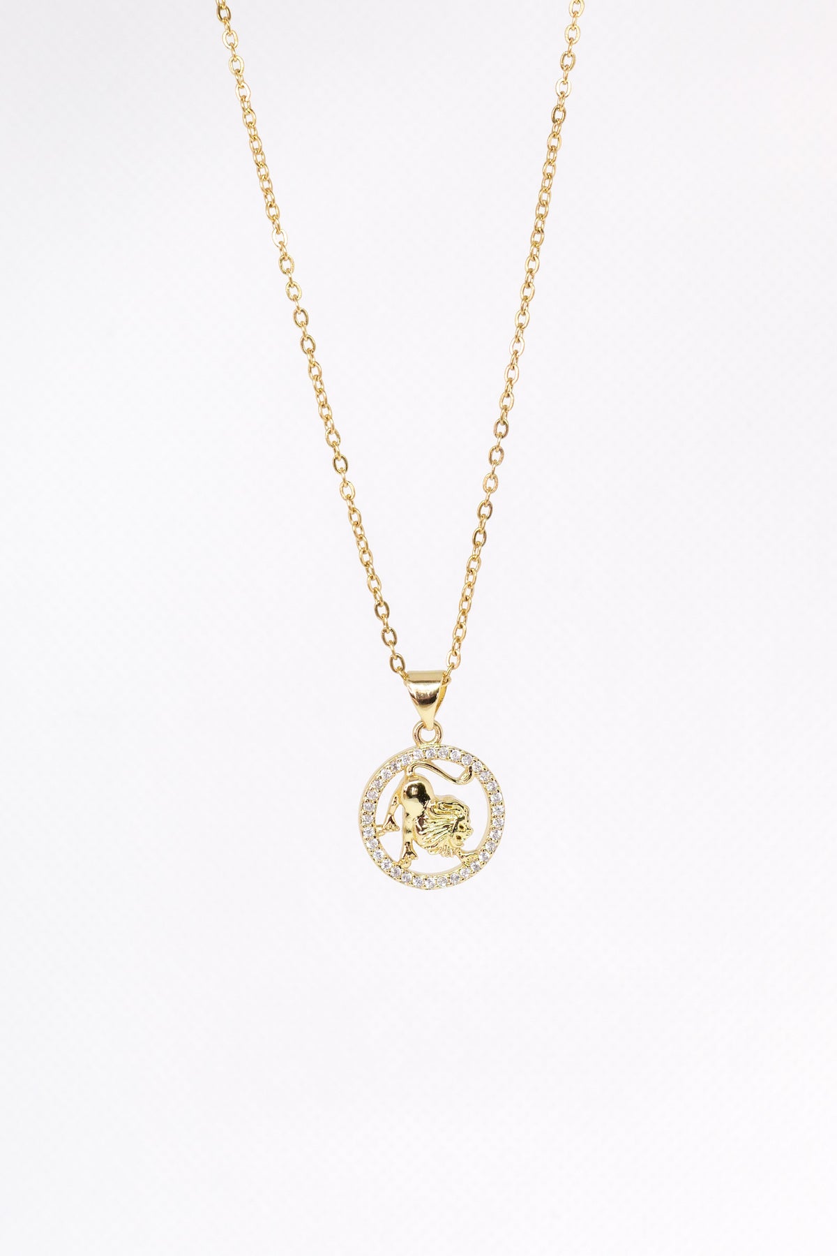 Leo zodiac necklace
